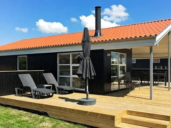 Comfortable Holiday Home With Sea View at Rønde Jutland