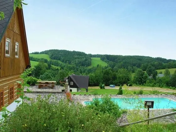 Comfortable Villa With Private Swimming Pool in the Hilly Landscape of Stupna