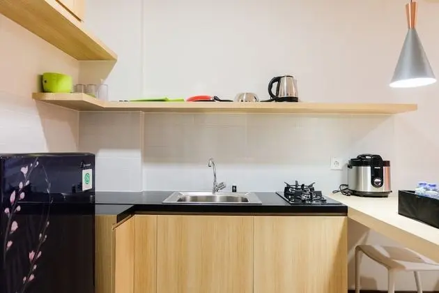 Comfy 1BR Asatti Apartment at Vanya Park BSD - Mutfak