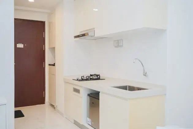 Comfy And Cozy Stay Studio Room At Sky House Bsd Apartment - Mutfak