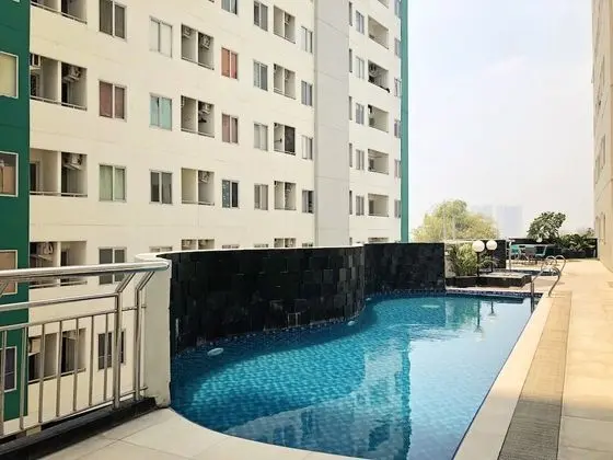 Comfy Studio Apartment at Pavilion Permata with City View - Dış Mekan