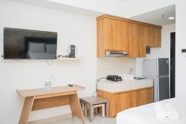 Comfy Studio with Modern Design Paramount Skyline Apartment - Mutfak