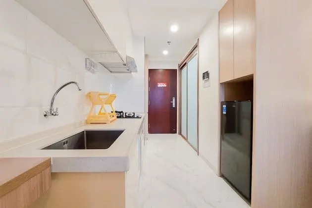 Comfy Studio Room At 31St Floor Sky House Bsd Apartment - Mutfak