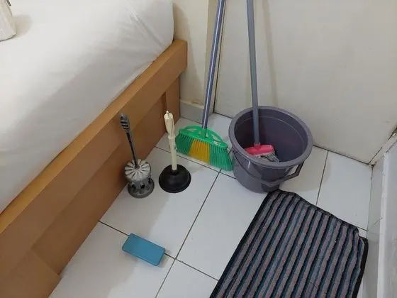 Compact Minimalist Studio Apartment At Aeropolis Residence - İç Mekan