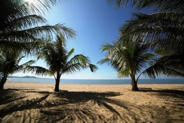 Con Ga Vang Resort - Plaj
