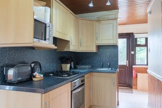 Conifer Lodge 8 With Hot Tub, Newton Stewart - Mutfak