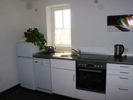 Cosy Apartment in Weißig With Garden - Mutfak