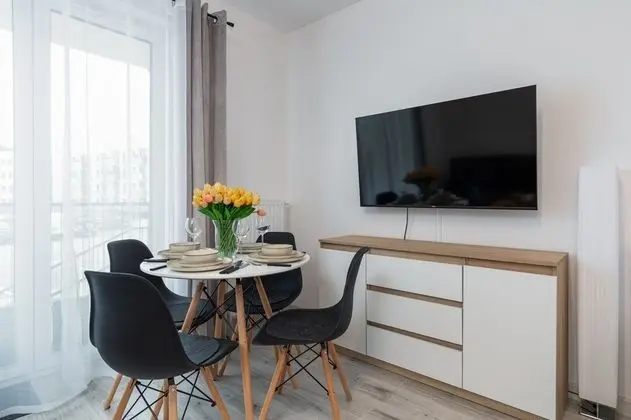 Cosy Łużycka Studio by Renters - Oda Düzeni