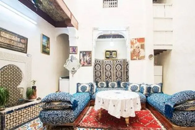 Cosy Room for 2 to 8 Peoples Inside Medina Fes El Bali - İç Mekan
