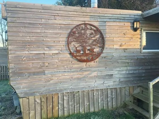 Cosy and Rural Lodge at Goldhill Glamping, UK - Dış Mekan