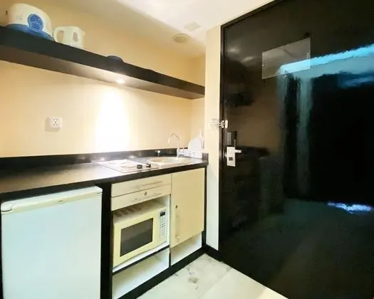 Cozy 1Br Apartment At Braga City Walk - Mutfak