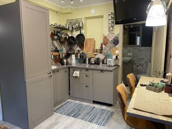 Cozy 1Br Apts with Yard and Parking - Mutfak