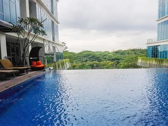 Cozy 1BR Brooklyn Alam Sutera Apartment - Havuz