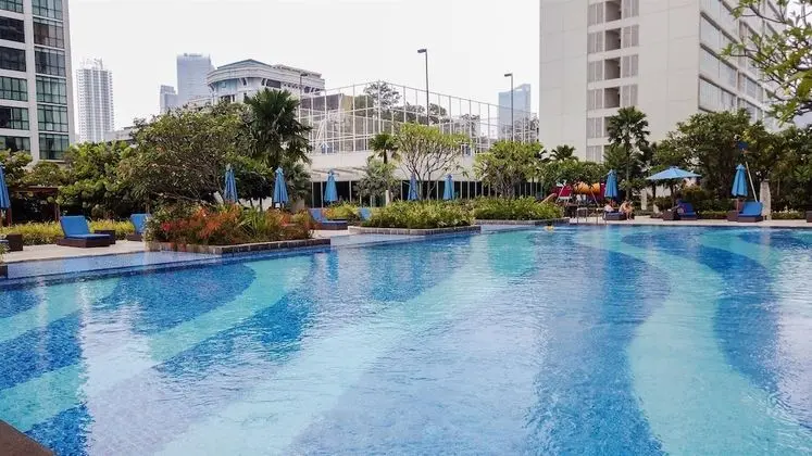 Cozy 1BR with Workspace at Setiabudi Skygarden Apartment