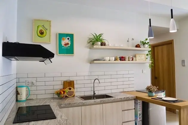 Cozy 2 Bedroom Apartment in Ho Chi Minh City - Mutfak
