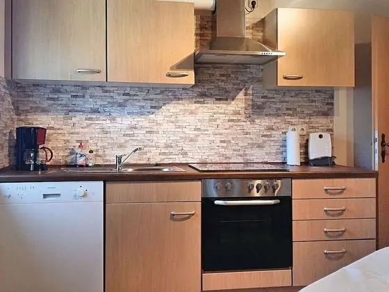 Cozy Apartment in Merlsheim With Garden - Mutfak