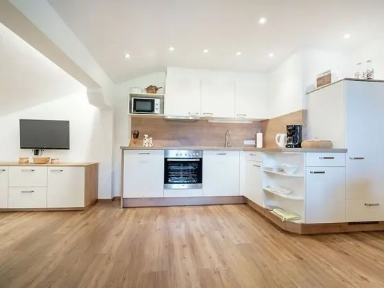 Cozy Feel Good Holiday Apartment in Leogang - Mutfak