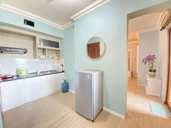 Cozy Furnished 3Br At Grand Setiabudi Apartment - Mutfak