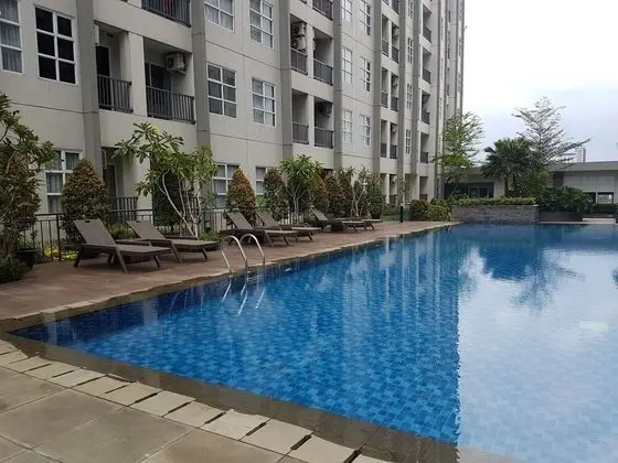 Cozy Minimalist 1Br Saveria Apartment - Havuz