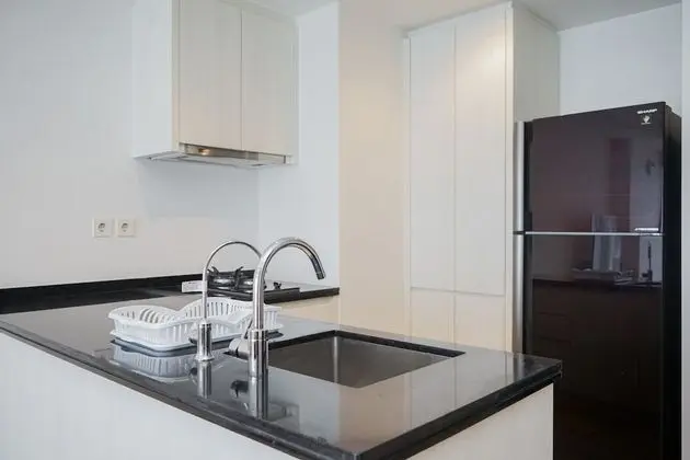 Cozy And Spacious 1Br Apartment At Branz Bsd - Mutfak