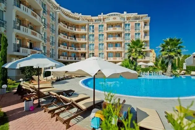 Cozy Studio in Aphrodite Palace Complex - Havuz
