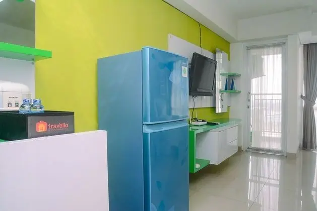 Cozy Studio with City View at H Residence Apartment - İç Mekan
