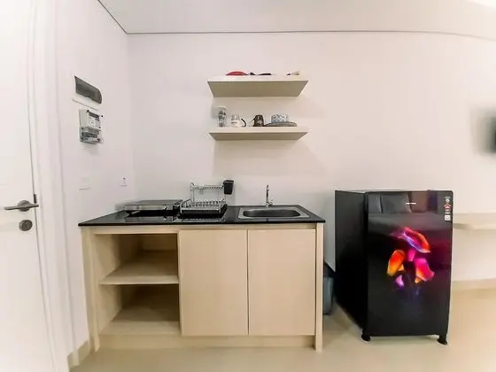 Cozy Studio Room At Barsa City Apartment - Mutfak
