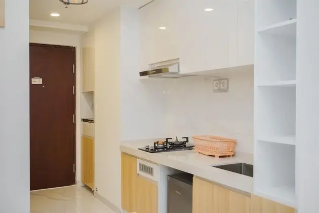 Cozy Studio Room At Sky House Bsd Apartment - Mutfak