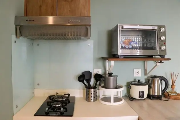 Cozy And Warm 2Br At Signature Park Grande Apartment - Mutfak