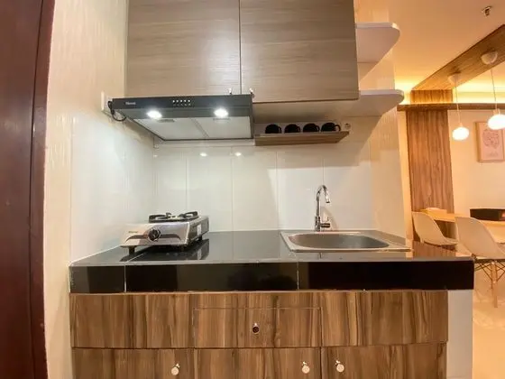 Cozy Well Furnished Deluxe 2Br At Gateway Pasteur Apartment - Mutfak