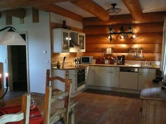 Cozy Wooden House in Waltershausen Near the Forest - Mutfak