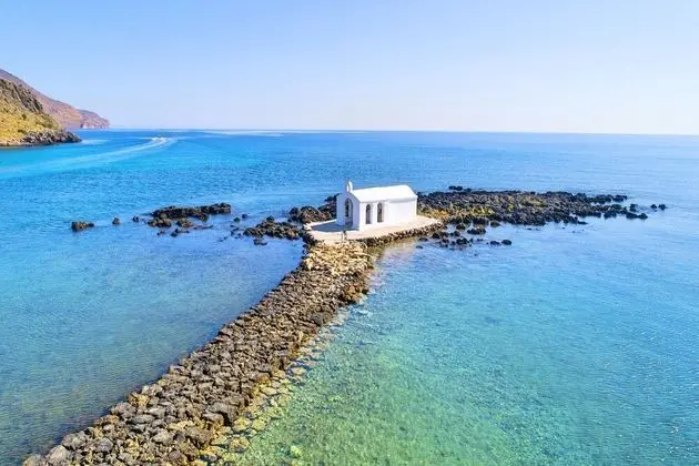 Cretan Sunny Villa Heated Pool - Plaj