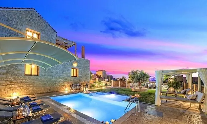 Cretan Sunrise Villa with Heated Pool