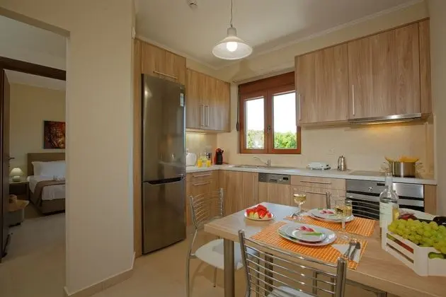 Cretan Vineyard Hill Villa Private Pool, Panoramic View, Beautiful Vineyard - Mutfak