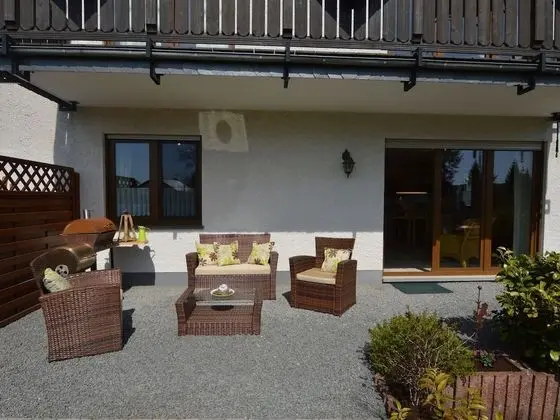 Cushy Apartment in Nohn With Terrace, Garden, Bbq, Heating