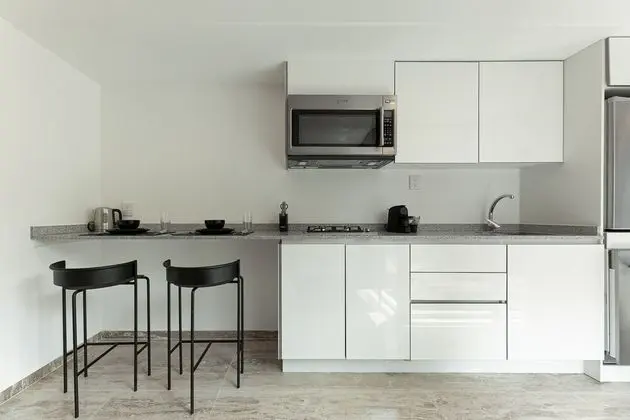Cute Studio on top Floor in Condesa - Mutfak