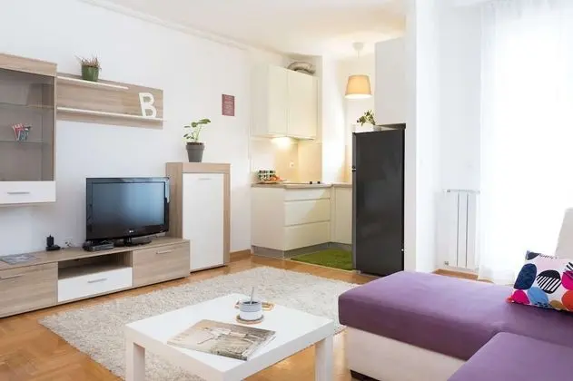 Cute and Sunny Studio in Zagreb With Balcony and Free Garage - İç Mekan
