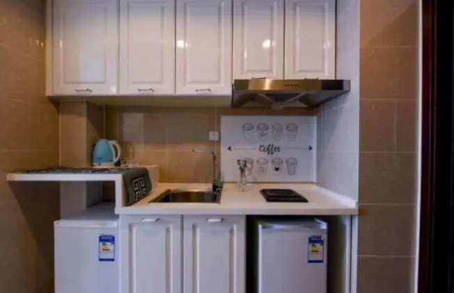 Dalian Yijia Apartment Sanba Square - Mutfak