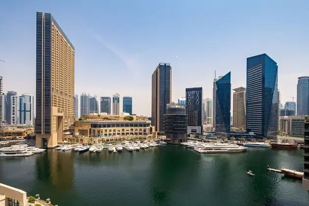 Dazzling & Artistic Studio Apartment In Dubai Marina - İç Mekan