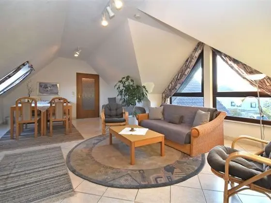 Delightful Apartment in Bad Zwesten With Roofed Terrace