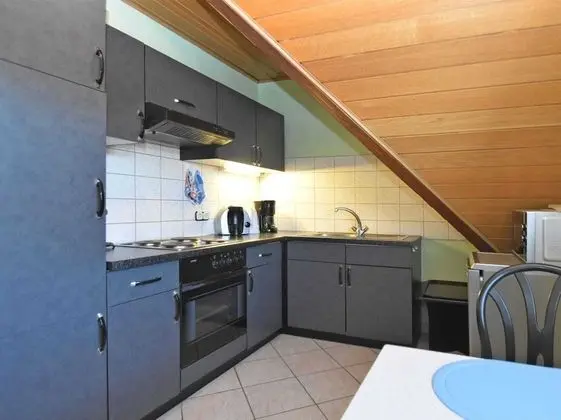 Delightful Apartment in Bad Zwesten With Roofed Terrace - Mutfak