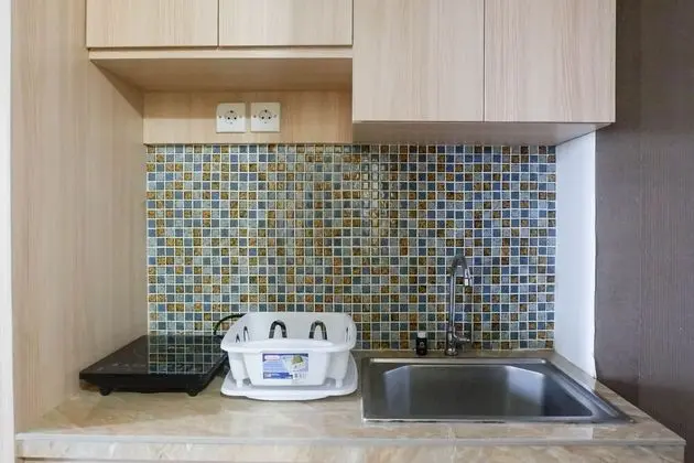 Delightful Studio Apartment at Orchard Supermall Mansion - Mutfak