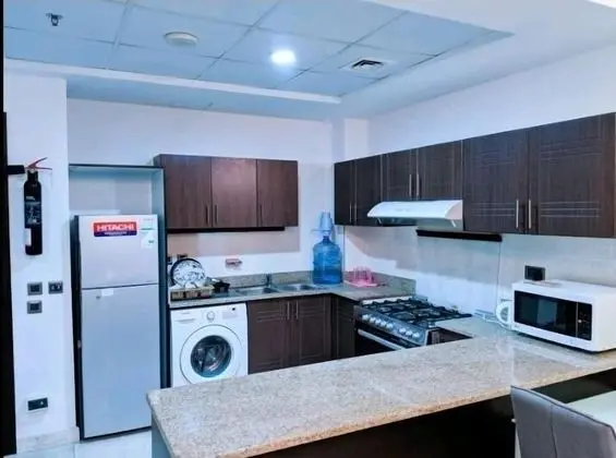 Deluxe One Bedroom Apartment near Mall of Emirates - Mutfak