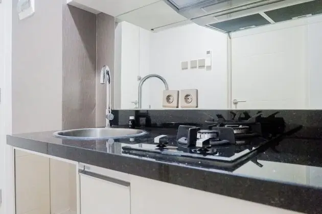 Deluxe Studio Apartment Connected to Mall at Orchard Supermall Mansion - Mutfak