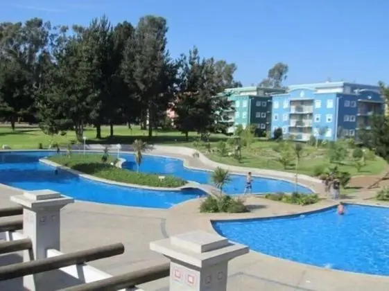 Departamento con Vista al Parque en Algarrobo - Havuz