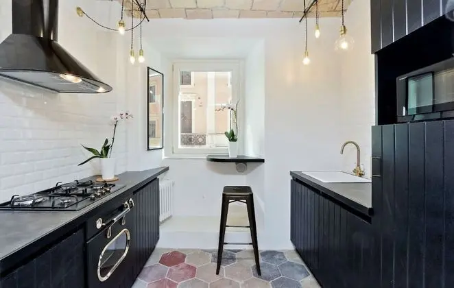 Design Flat for 4 near Colosseum - Mutfak