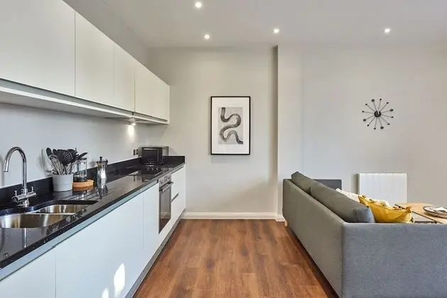 Designer City Centre Apartment - Mutfak