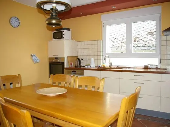 Detached Holiday Home With Terrace and its own Garden in the Hunsrück - Mutfak