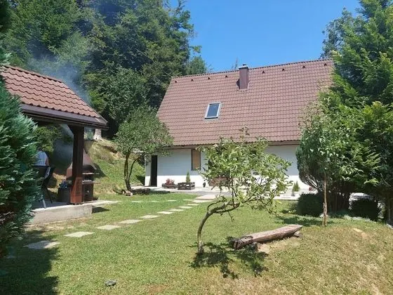 Detached House at 100m Distance of the Lake, Surrounded by Beautiful Nature and With BBQ - Dış Mekan