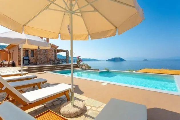 Villa Diona Large Private Pool Walk to Beach Sea Views A C Wifi - 3074 - Oda